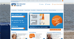 Desktop Screenshot of foehr-amrumer-bank.de